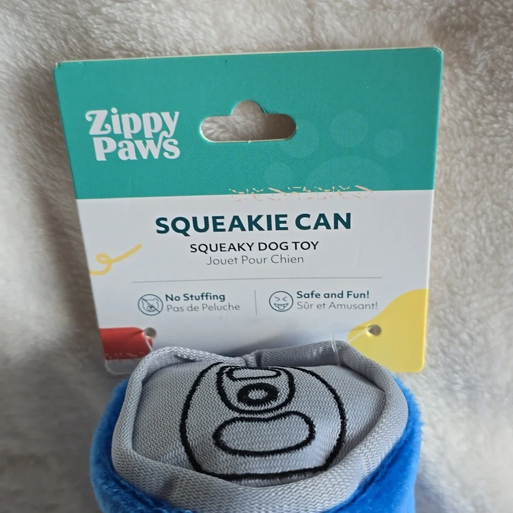 Zippy Paws Squeakie Can Dog‎ Toy NWT